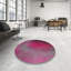 Tapis rose/zone grise à motifs-995354268