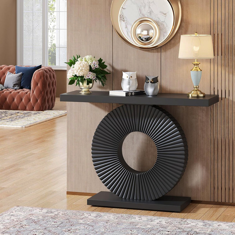Console 39,37 po Cahner, Noir, noir, noir, noir