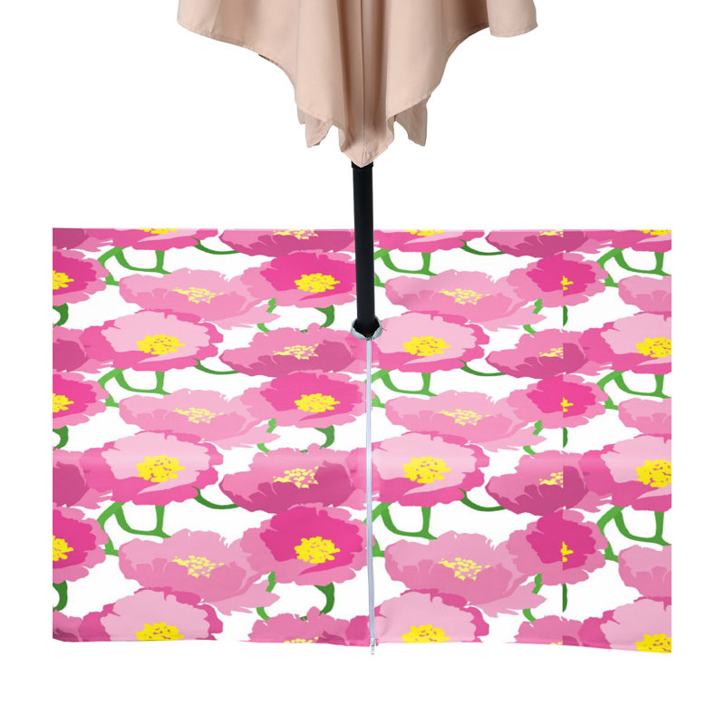 Peony Outdoor Water Repellent Tablecloth, 104" x 60"