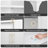  Kitchen pantry cabinet, 75" Tall Metal Storage Cabinet with Doors and Shelves, 4 Standing Feet, White Cupboard for Kitchen, Dining, Living Room, 16" D x 32" W x 75" H,  Assembly Required-1542944160
