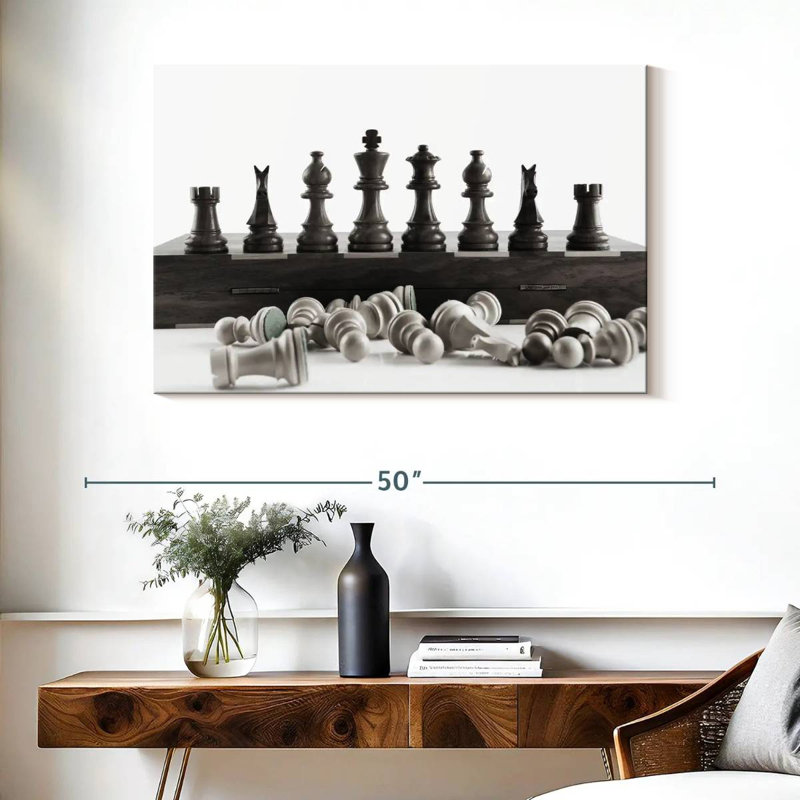 Senne, gagnant du jeu d'échecs, H 26 po x l 39 po