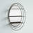 Devin Oval Mirror with Shelves