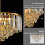 Lustre moderne en cristal à 4 niveaux-957606511-957606497