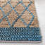 Tapis naturel en jute / coton tissé à la main Natural-108772640