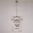 3-light Candle Design Nested Lantern Pendant Lamp
