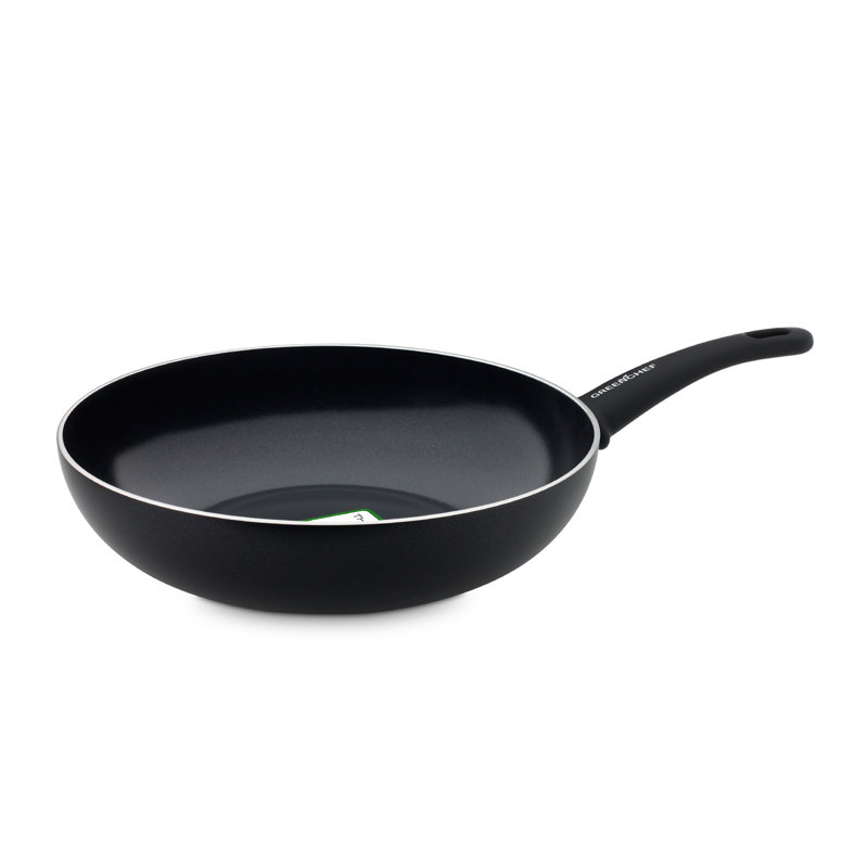 GreenChef Soft Grip Aluminium Non-Stick 28cm/3.6 Litre Wok