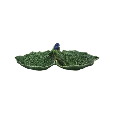 Cineraria Double Leaf with Blue Birds 13"