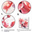 Red Peony Visons sur impression sur toile-1296820651-1296820662