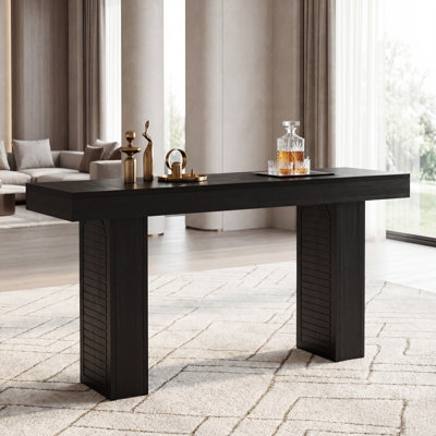 Table de bar moderne 70,9 po - hauteur comptoir, sièges 4-6