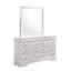 Miroir de style moderne en bois blanc (seulement miroir)-228611411