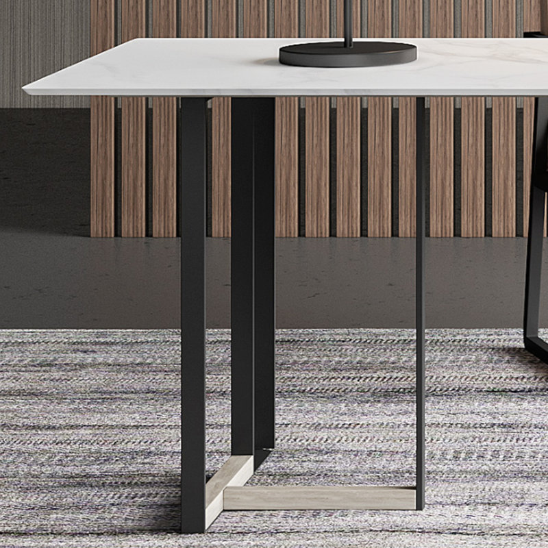 Bureau en granit pour la ferronnerie de bureau et de maison, H 29,53 po x l 47,24 po x P 23,62 po