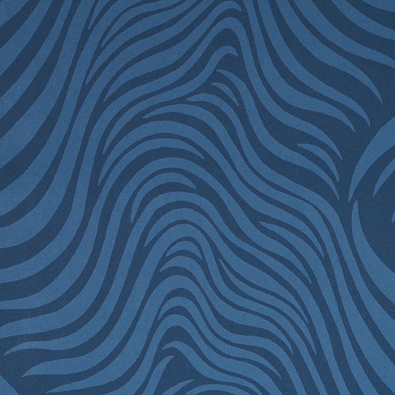 Papier peint Sauvage, Bleu marine