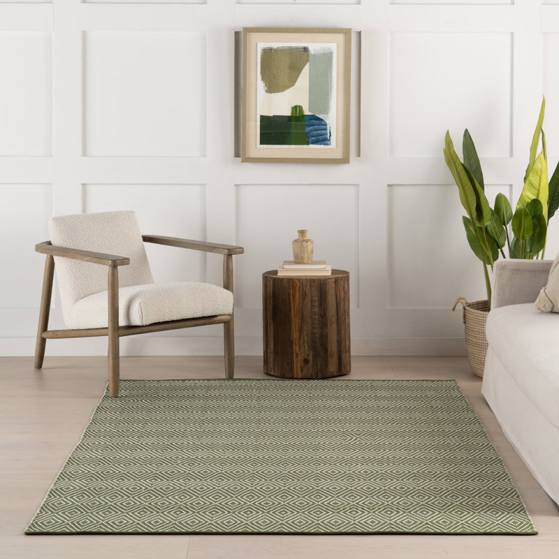 Diamond Sage Handwoven Indoor/Outdoor Rug, Rectangle 8'6" x 11'6"