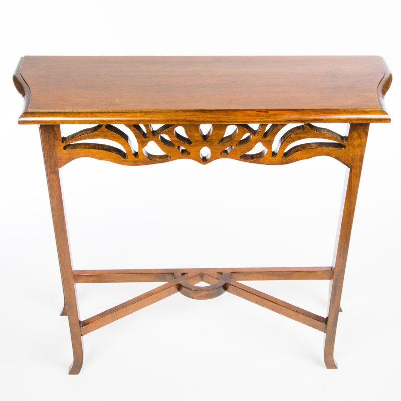 75cm Solid Wood Console Table, Brown