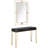 Daria 48'' Glass Top Console Table