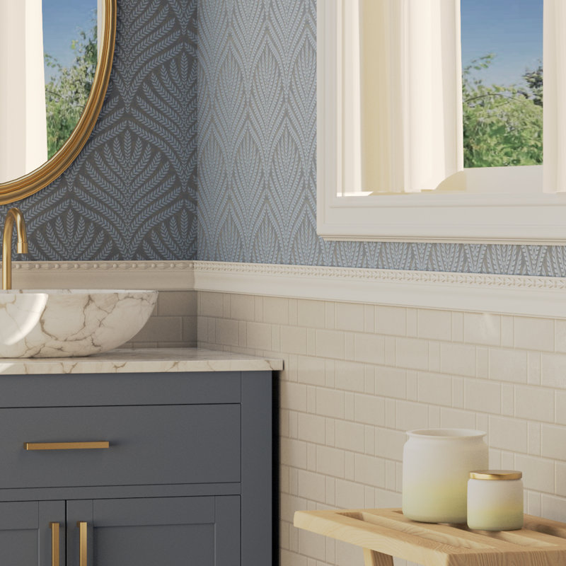 Geometric Primed Urethane Chair Rail Moulding Sample
