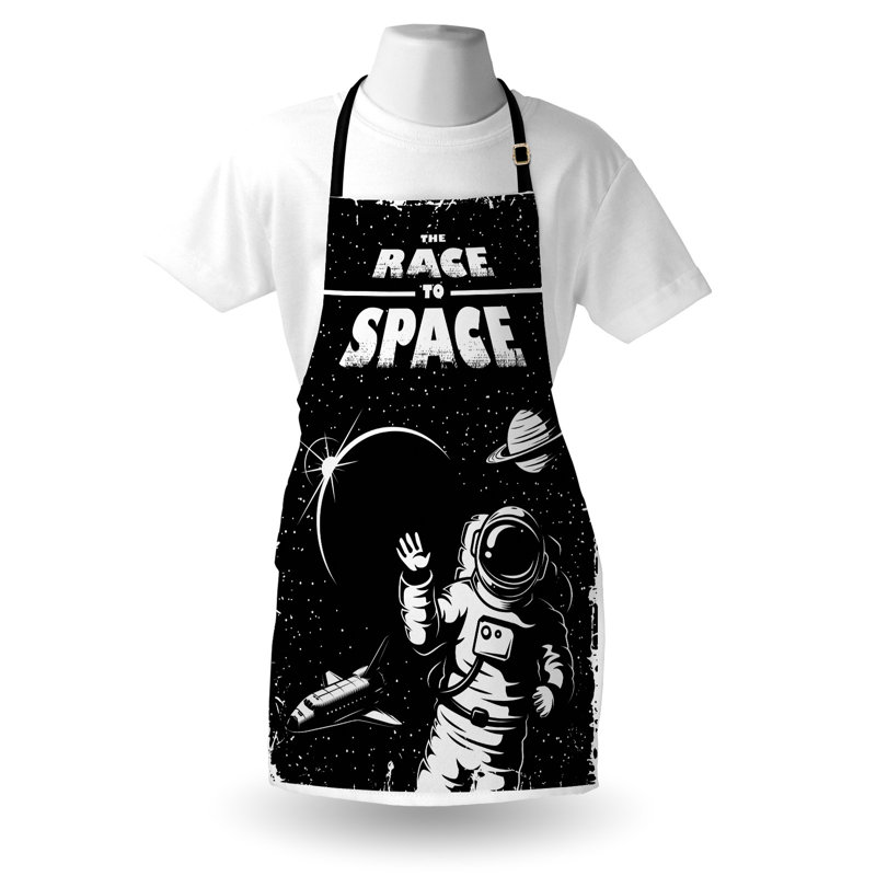 No Pattern Bib Apron