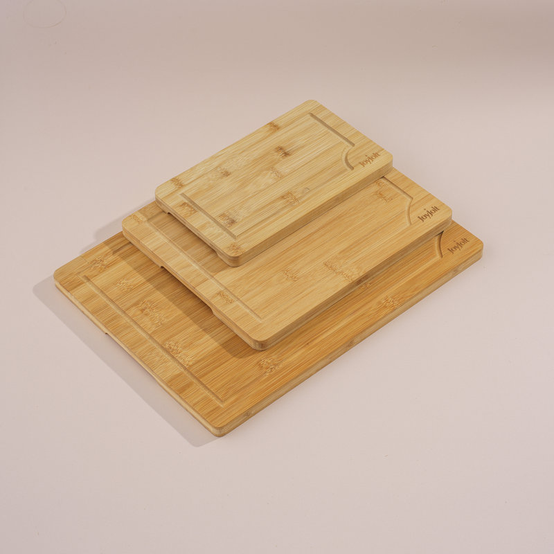 Joyjolt Bamboo 3 Piece Cutting Board Set