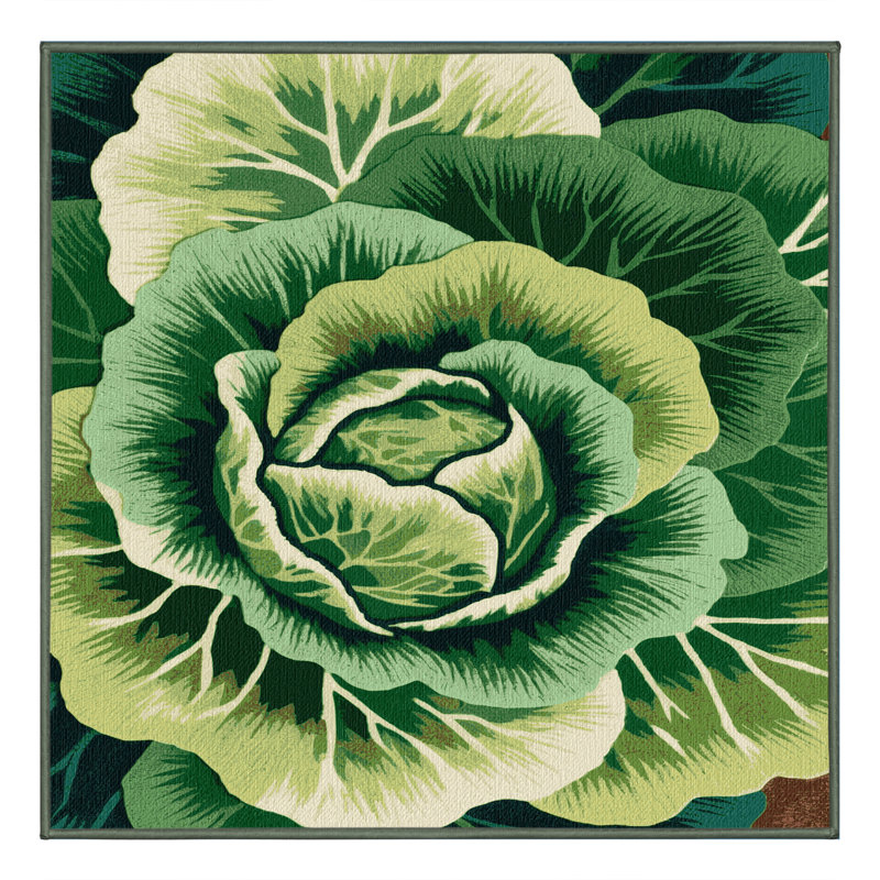  Tapis lavable chou chinois Napa, Rectangulaire 2 pi x 3 pi