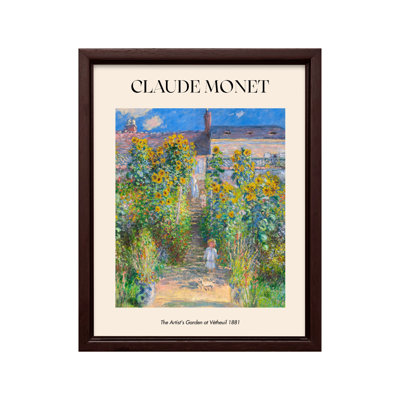 Claude Monet - Le jardin de l'artiste à Vetheuil