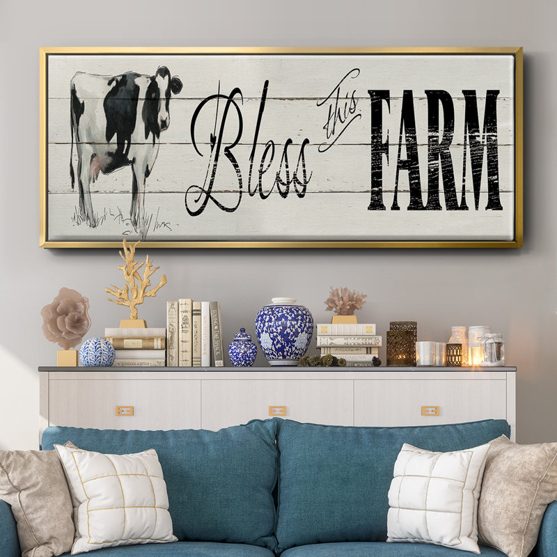 Bless This Farm- Framed Canvas