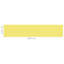Chauvigny 3.8cm H x 236.22cm W Yellow And White Plastic Yard/Privacy Fence