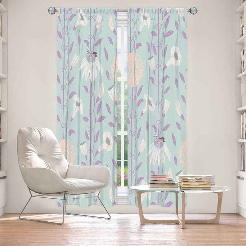 Paire de rideaux obscurcissant en polyester Emanuele, L 20 po x L 61 po