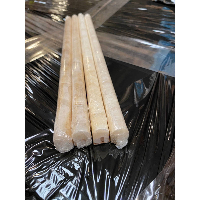 Honey Onyx 1/2" x 12" Pencil Onyx Look Wall Liner