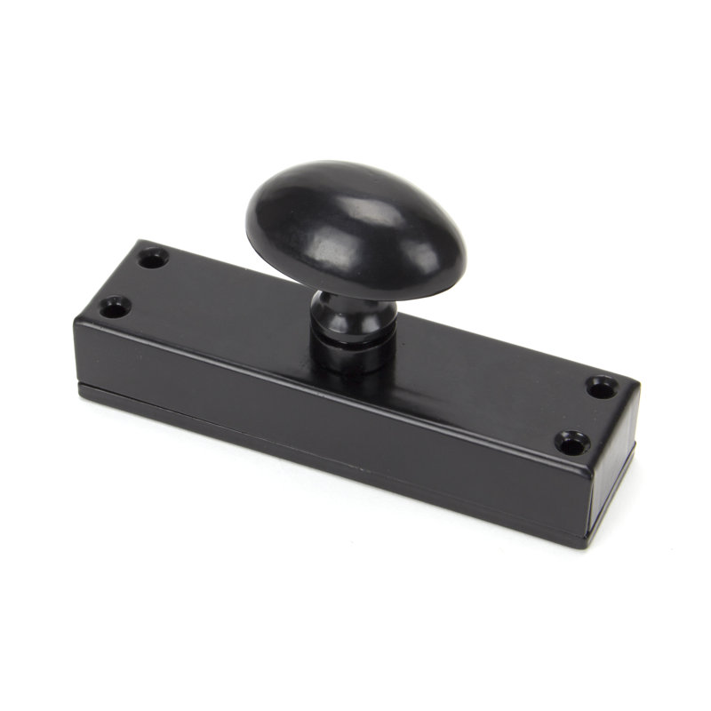 Cremone Pewter Knob for Bolt, Black