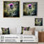 Mauve, vert, chardon, chuchotement, plante, V-447440263-447440260