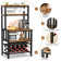 Wynnell 30.11'' Iron Standard Baker's Rack with Microwave Compatibility
