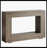 47” Farmhouse Console Table with Storage – Narrow Rustic Entryway Table with Open Shelf, Industrial Accent Sofa Table for Hallway, Living Room, or Foyer, Grey Wood Grain Finish-2007804437