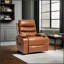 Fauteuil inclinable électrique de 21 pouces de large avec massage par vibration à 8 points, chaleur lombaire et poches latérales pour le confort des personnes âgées-1927898845