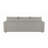 Boucle Sleeper Sectional Sofa W/ 2 Toss Pillows