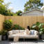 Rouleau de clôture en bambou naturel 6 pi x 8 pi - Panneau de filtrage d'intimité pour le jardin, le patio et la piscine, lattes résistantes aux intempéries traitées avec chaleur et fil antirouille, installation facile et flexible