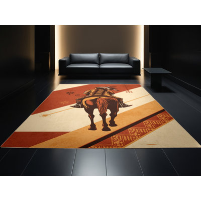 Tapis moelleux moelleux et moelleux Duran Apache Rider