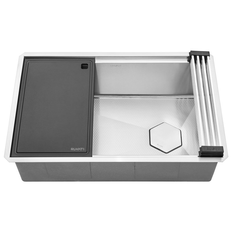 Évier de cuisine en acier inoxydable Ruvati Hex