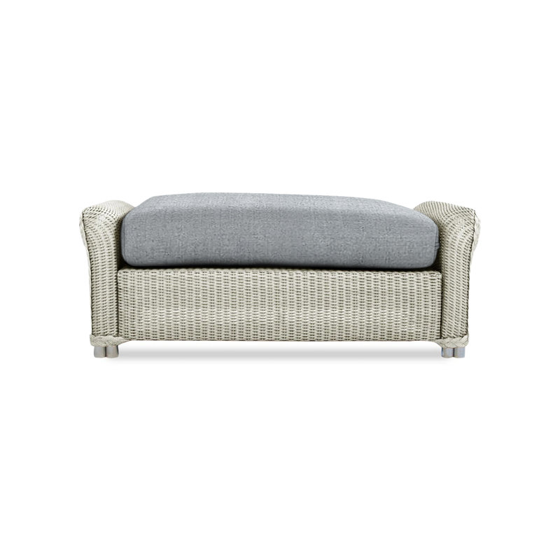 Reflections Outdoor Ottoman, Sandberg Flax, Mink