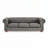 Chesterfield Sofa Tufted Linen Upholstered 3-Seater Sofa-530529412