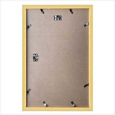 14.2x20.3 Inch Gold PVC Picture Frame, Wall Mount Display, 5 Pack Set, 7.9LB