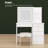 39.4'' Wide Makeup Vanity Set with Stool and Mirror