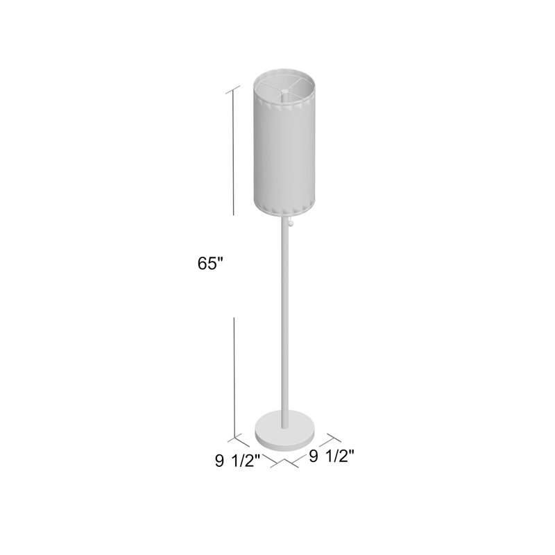 Lampe sur pied 65 po Porum