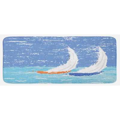 Tapis de cuisine nautique