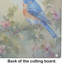 Planche à découper en verre Bluebird