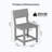 Hikhdpe Patio Dining Chair Poly Chairs All-weather  (set Of 2)-1292952371