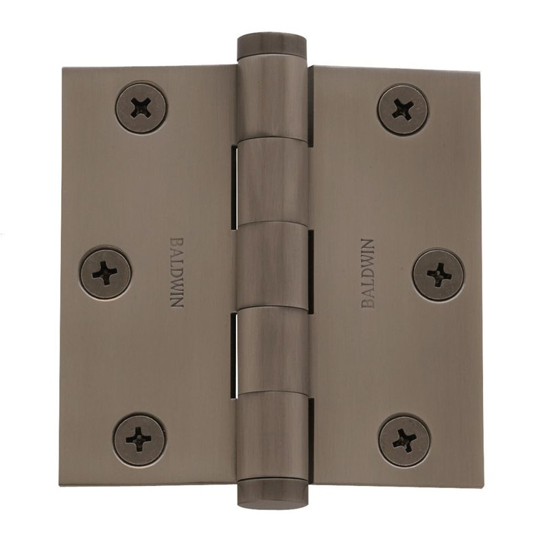 3" H x 3" W Butt Bearing Door Hinge, Venetian Bronze
