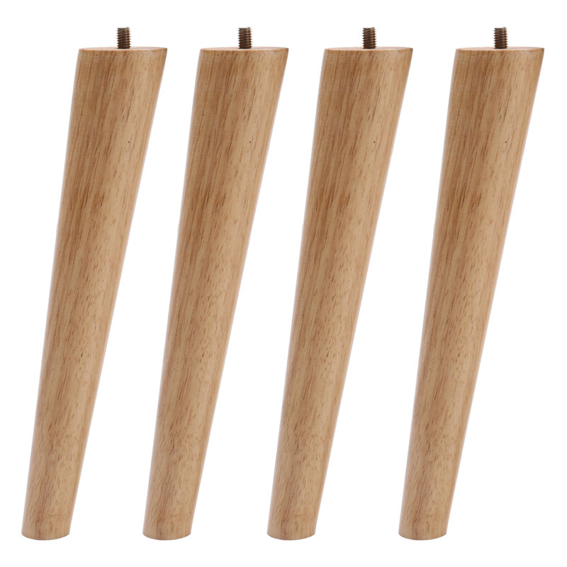 Verdi Solid Wood Table Leg, 20cm H x 4.5cm W x 4.5cm D, Natural