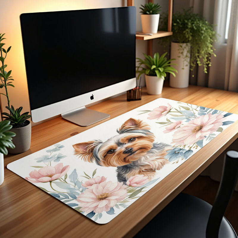 Polyester Desk Pad, 14.4x12.1
