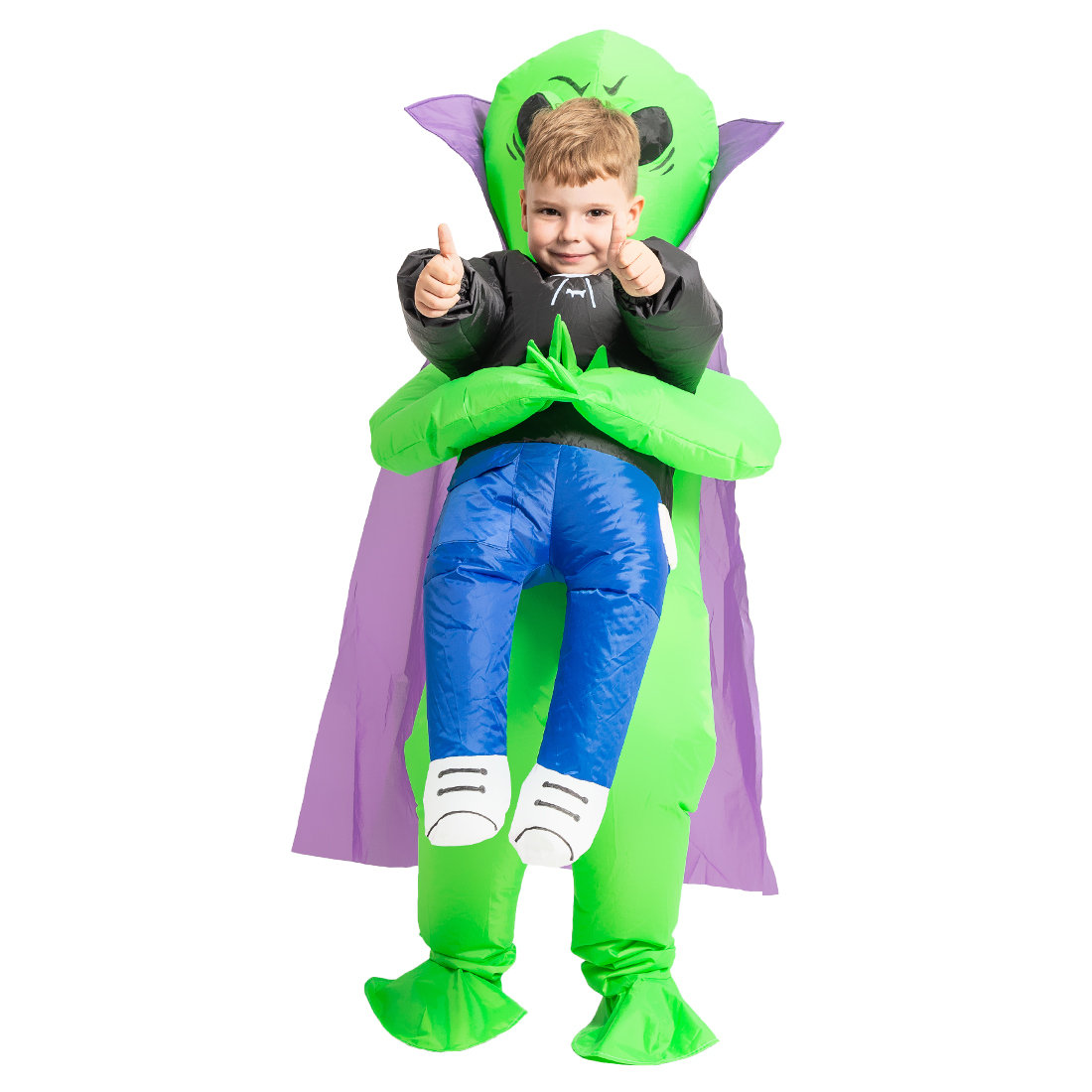 The Holiday Aisle® Inflatable Alien Costume | Wayfair