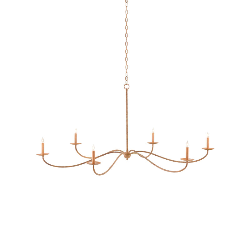 Lustre 6 lumières façon bougie Geffrey